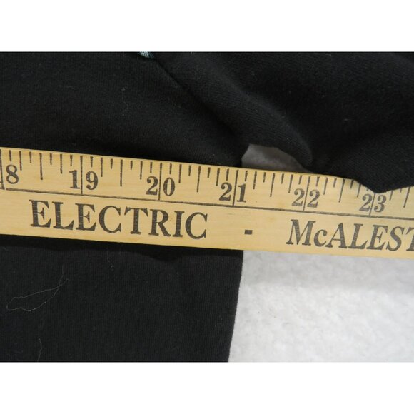 J.Crew Sweatshirt Womens XL Black Plaid Ruffle Shoulder Crewneck Pullover Tartan - Picture 7 of 8